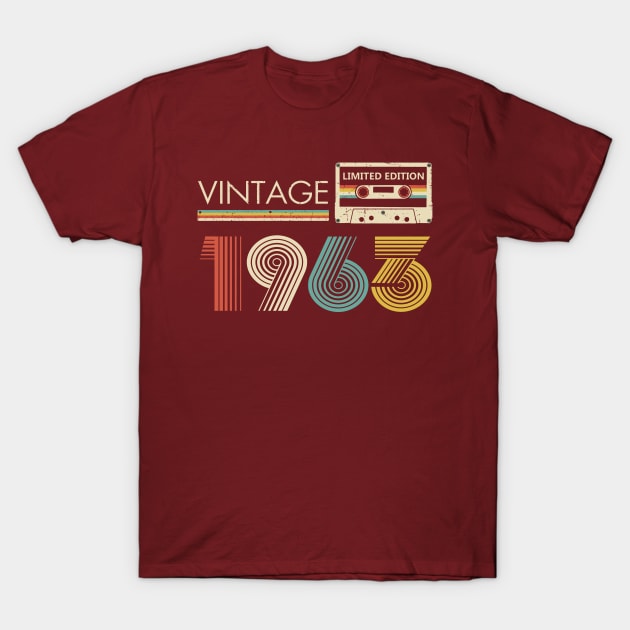 Vintage 1963 Limited Edition Cassette T-Shirt by louismcfarland